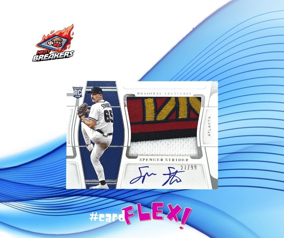 theheatbreakers's tweet photo. The hits from the 2022 MLB National Treasures Case Break, Spencer Strider RPA /99, Tork RPA /5, Ryan Sandberg HOF Bat Auto /49, and a Julio Patch Auto /25! Congrats to the big hits!
#theheatbreakers #heatbreakers #topps #bowman #cardflex #seattle #atl #rpa #auto #julio #NT https://t.co/ywB4LknoYj