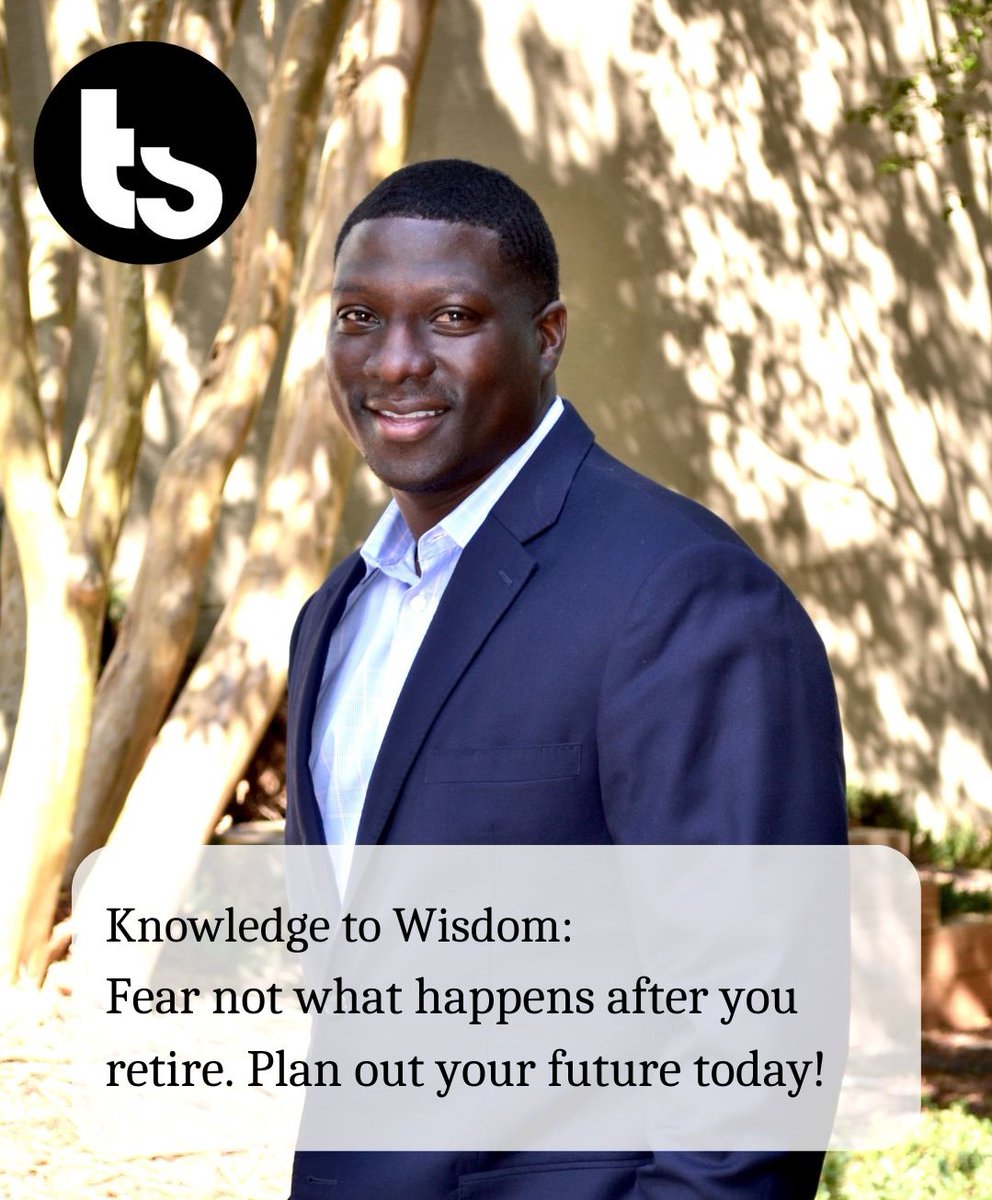 TeamTimeless14's tweet photo. Knowledge to Wisdom: The Color of Money series: Fear Not of what awaits after retirement
Talk to our Team Members Today!
P. 919.977.7741
#FiancialFriday #thetimelessway #wealthmanagement #realestate #mortgages #investing #consulting #insurance #auto #home #commercial #life https://t.co/Uxue6gu5HH