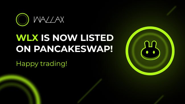 🔥 Wallax is now listed on Pancakeswap

🟢 Buy WLX tokens

pancakeswap.finance/swap?outputCur…