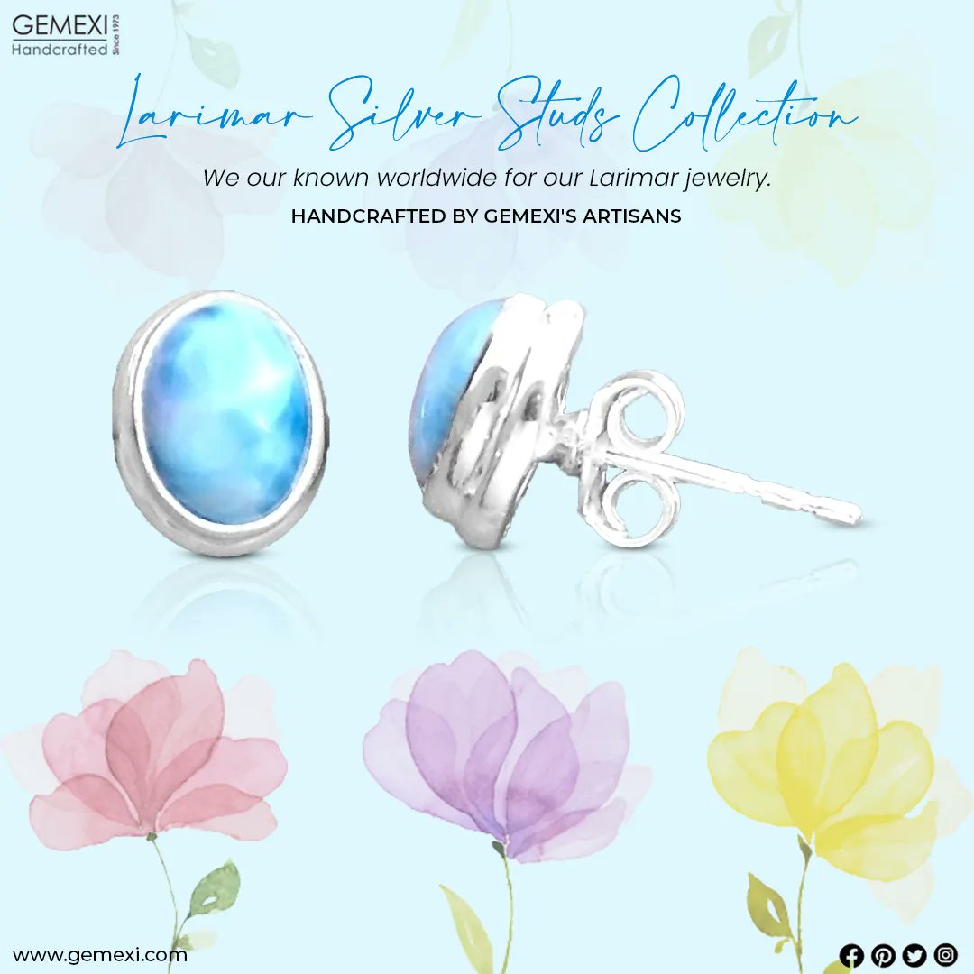 gemexi's tweet photo. Larimar studs silver earrings
dm for orders
shipping worldwide
.
.
.
#larimar #stud #gemstone #925sterlingsilver #wholesalejewelry #gemstonejewelry #explorepage #wholesalenecklace #crystals #quartz #loosegemstone #love #fashion #silverstud #handmadejewelry #larimarstuds https://t.co/cq3JQX8qpw