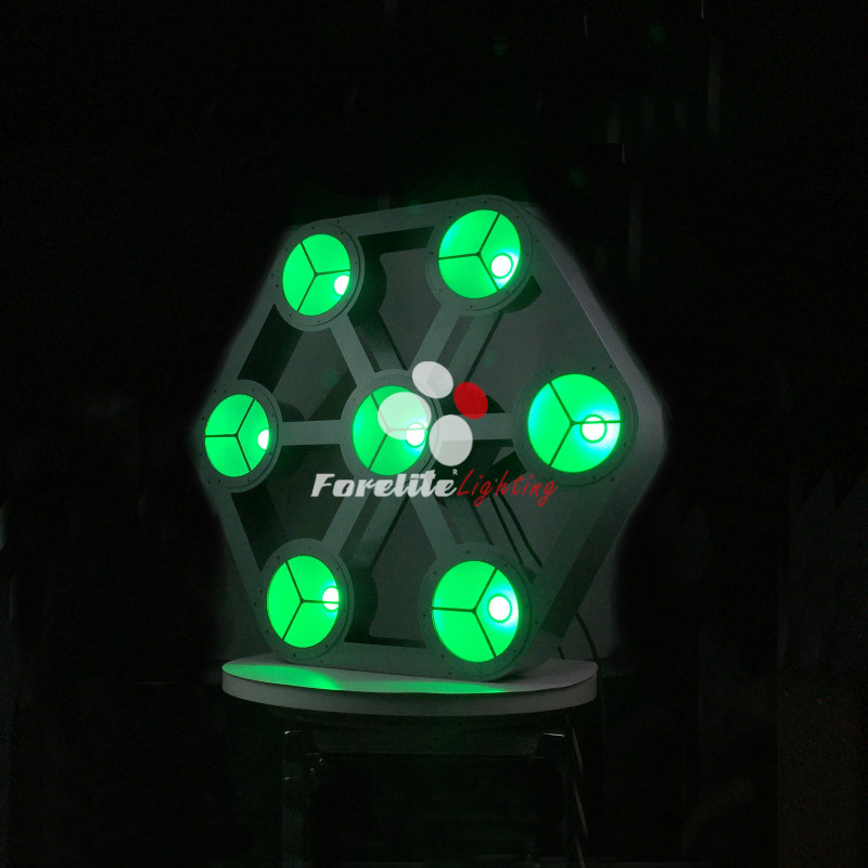 ForeliteLight's tweet image. Light source:7pcs LED, each 30Watt, RGBW 4in1
Led Feature: Pixel control of each LED, each color
Control mode : DMX512 ,Master/Slave , Auto 
Channel: 4/6/12/13/28/40CHs
#forelite #retrolight #effectlight #stageeffectlight #stagelight #djlight #nightclub #guangzhoustagelights