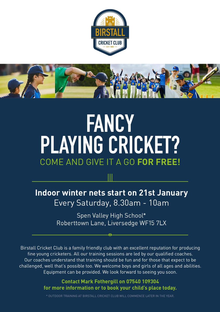 bcc_jnrs's tweet photo. As usual we are back again tomorrow at Spen valley! 08:30-10. New players welcome especially in under 9’s 13’s and 15’s. First session is free to new players. Spread the word and get in touch if interested!

#upthebcc https://t.co/QF1MvKVb1S