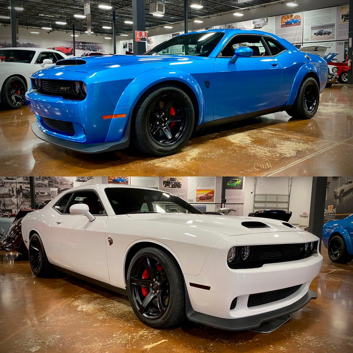 RKMotors's tweet photo. Demon or Hellcat Redeye? π
#Dodge #Challenger #Hellcat #Redeye #SRT #SRTHellcat #HellcatRedeye #DodgeChallenger #SRTChallenger #V8 #Supercharged #Hemi #HemiV8 #MoPar #MoParOrNoCar #AmericanMuscle #Cars247 #RKMotors #America #MoParFam #MoParPerformance #SRTDemon #B5Blue https://t.co/BKOQJczZDC
