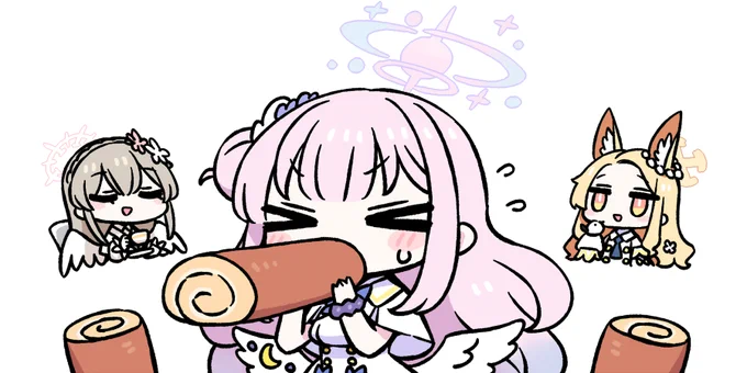 ロールケーキ #ブルアカ 