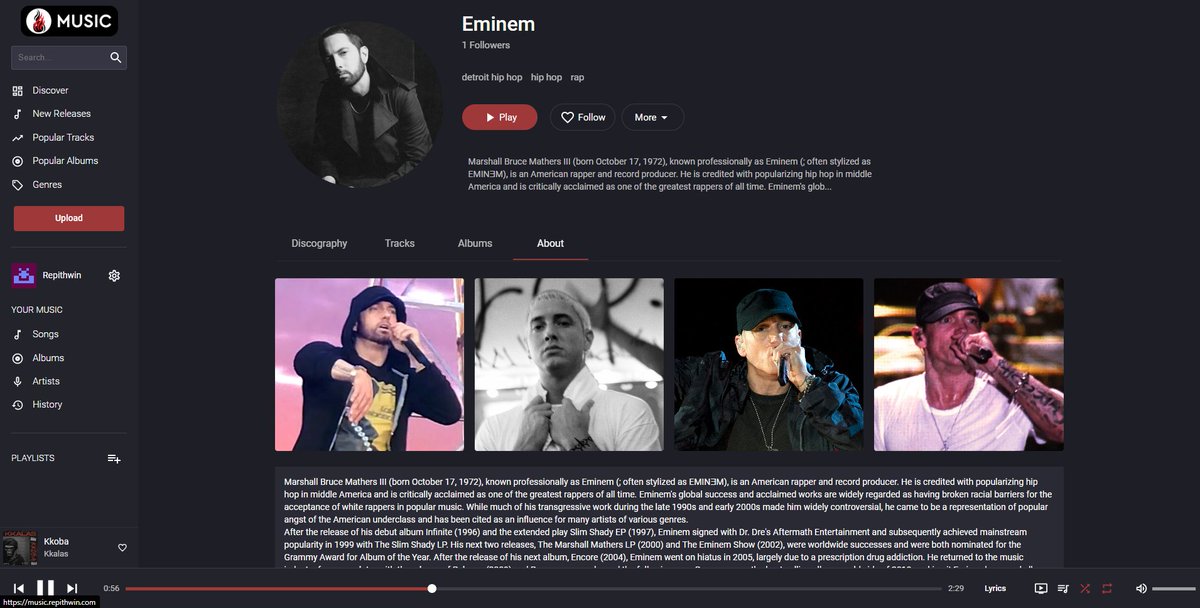 repithwin's tweet photo. Repithwin Music Updated !!

Listen to the latest and greatest in music with #Repithwin. Discover new artists and songs, and stream your favorite tracks on our user-friendly platform. Enhance your #music experience today.

Url: https://t.co/iwfyDBlgCO https://t.co/CsFLXVxxPc