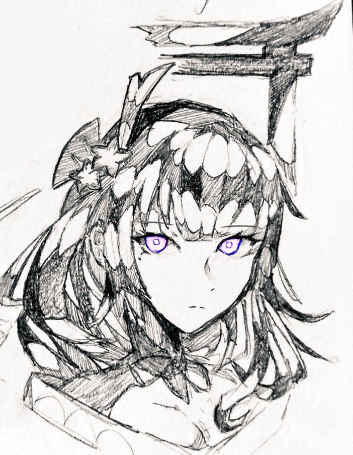 CJ3lua44yX7l3OP's tweet photo. 初めて描いた雷電将軍⚡
 #原神  #GenshinImpact  #illustration https://t.co/vtYGe2uJFM