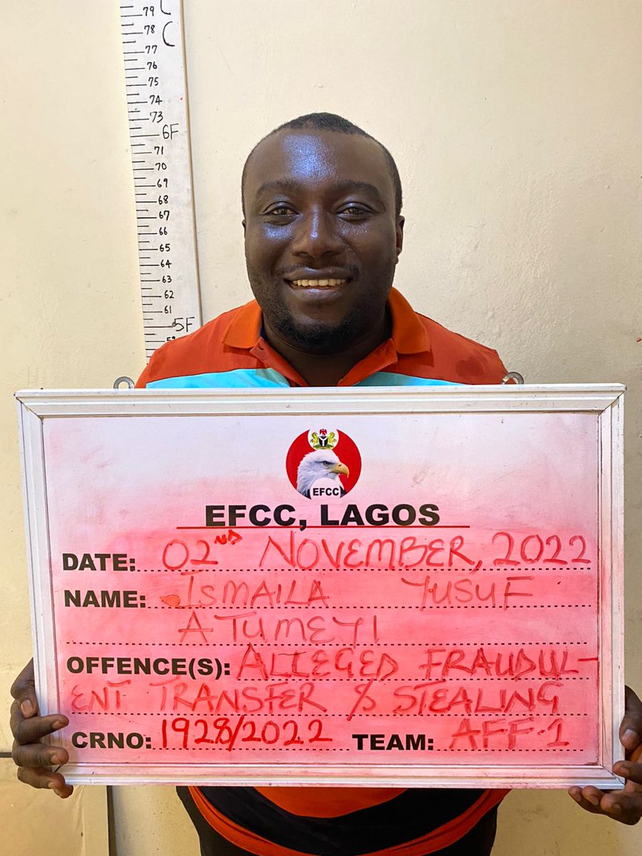 officialEFCC's tweet photo. Alleged N1.4bn Fraud: Co-defendant in Kogi Assembly Candidate’s Trial Once Investigated for Multi-Million Naira Fraud - Witness

The first prosecution witness, PW1, Olusegun Falola, in the ongoing trial of Ismaila Yousouf Atumeyi,... https://t.co/A4NFtaYLKM