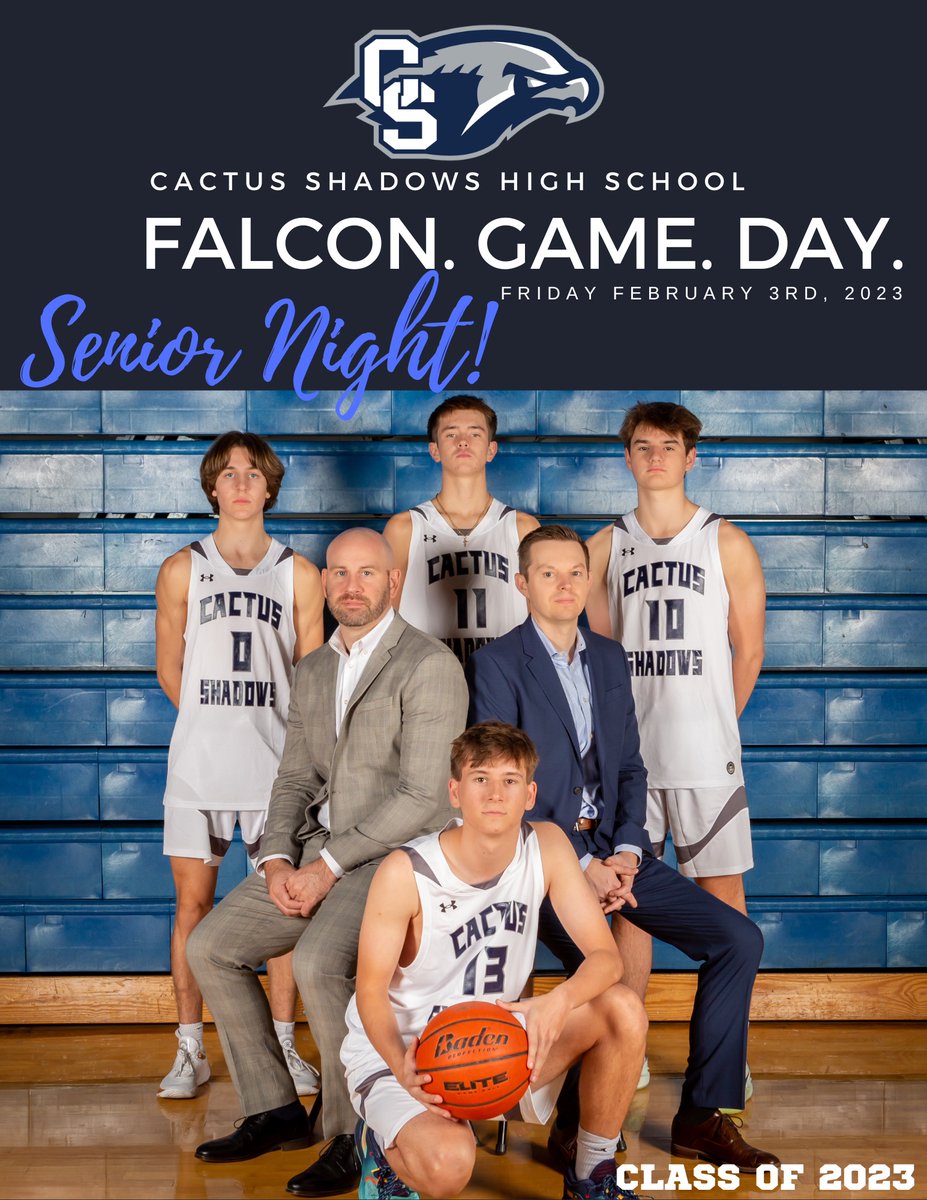 BasketballCSHS's tweet image. Senior Night in the Nest tonight! 
@CSHSAthletics1 @CSHS_Falcons @CSHSvolleyball1 @cshssoftballaz @CSHS_FalconsXC @CSHSBoysGolf @CS_Cheerleading