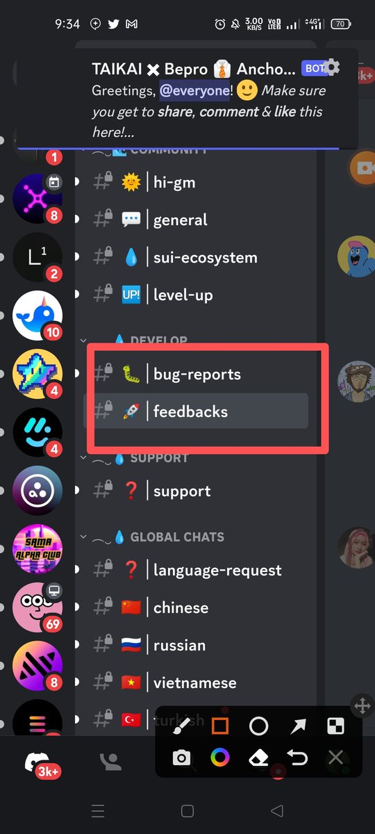 TheMaran's tweet photo. Join discord:- https://t.co/AXXfDjgbH3

➖Verify urself

➖ Submit #Bug_report if u encounter any bugs 

➖Must submit #Feedback https://t.co/uEl7NJYkxg
