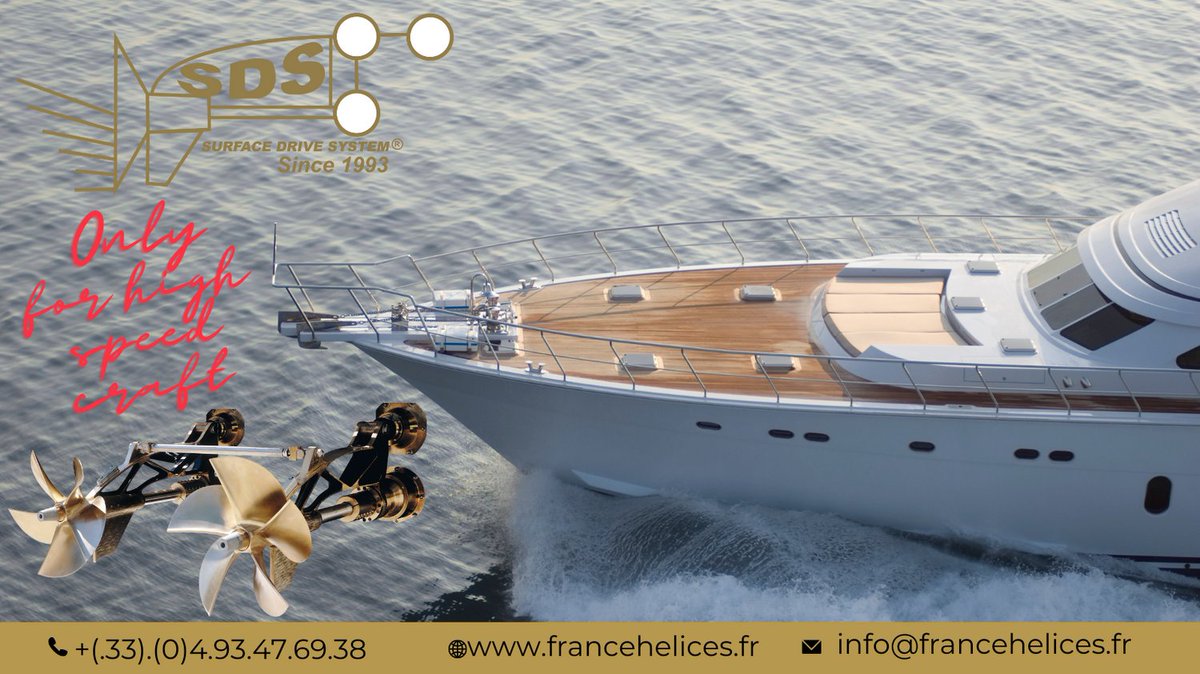 francehelices's tweet photo. For the best surface drive supplier, contact us : info@francehelices.fr
https://t.co/Z8PoLRv7ha
#surfacedrives #surfacedrivesystem #francehelices #marinepropulsionsystems #bestsurfacedrivesupplier #boatsurfacedrives #yachts #interceptor #coastguard #fastpatrolboat #boat https://t.co/2ddkYyzR6M