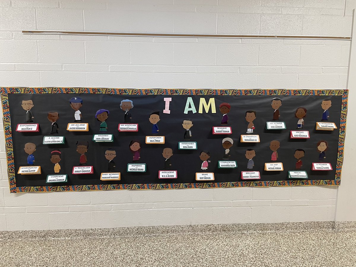 Great job goes to Grace Bernhardt 4’s teacher at Webster for the awesome interactive display celebrating Black history month. <a href="/CCLSChargers/">CCLS - St. Louis</a>