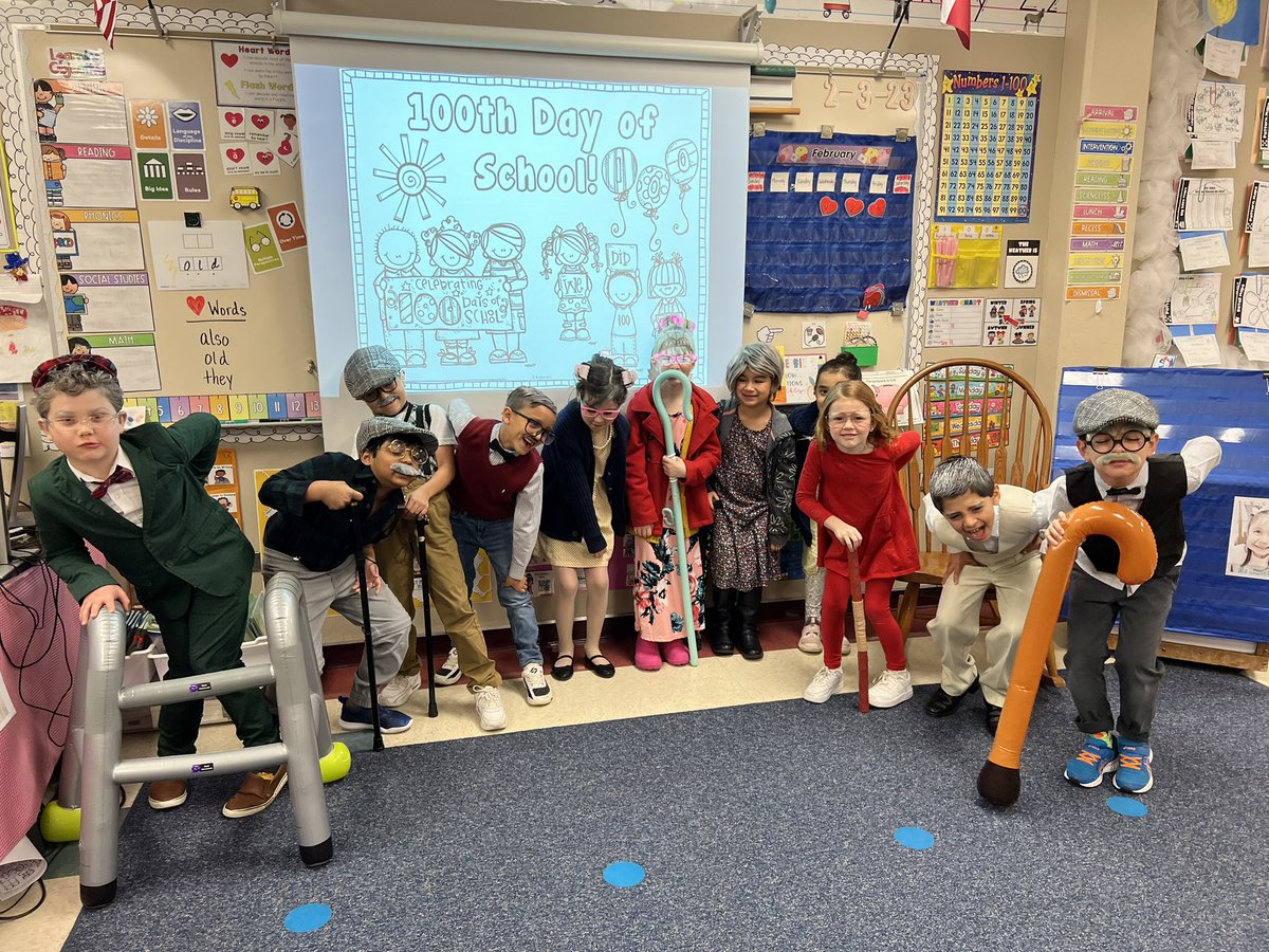 MrsBurnsPreK's tweet photo. Hip-Hip Hooray! It’s our 100th day of school celebration today! @NISDLeonSprings https://t.co/wCdKyRTVF6