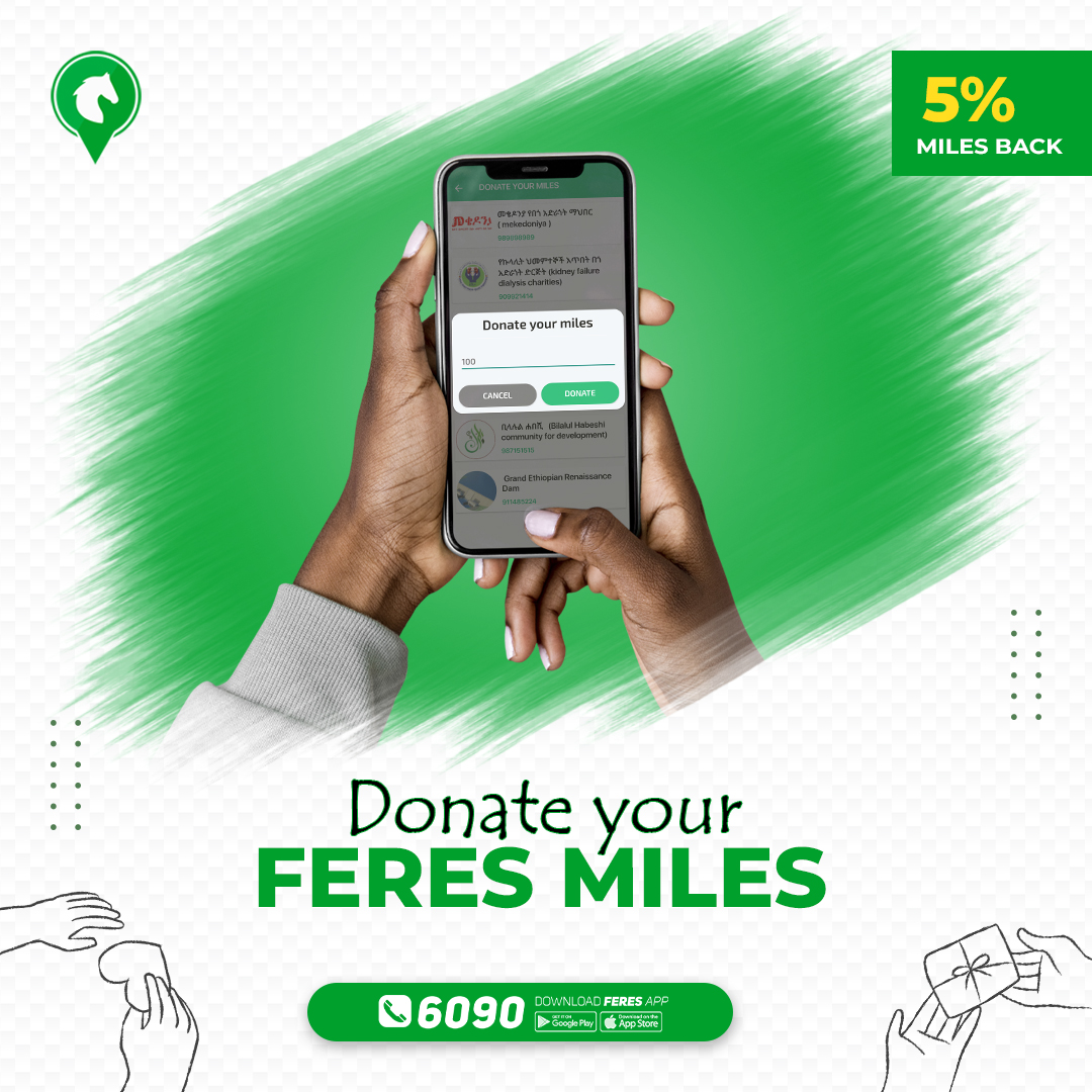 FERESApps's tweet photo. The value of life is not in its Duration but in its donation βΌοΈ
#Feres is making it easy for you to donate, It's only four clicks away!!
#Donate your #Feres miles to those in needπππ
#Feres_app #feresmiles #feres #donation #feres_donation #ETHIOPIA https://t.co/dlUxyRdY2d