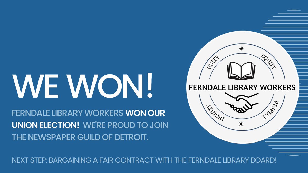 FADLUnion's tweet photo. We won! Now comes the bargaining phase, we'll be sure to keep everyone updated. #union #Solidarity https://t.co/3jfhc4eQSm