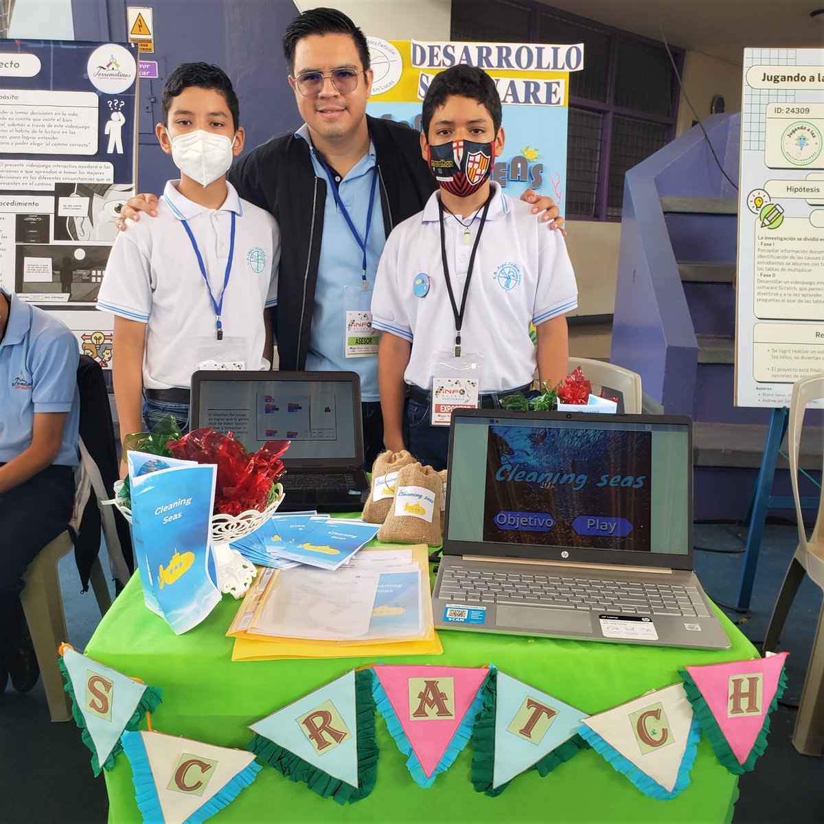 milguez's tweet photo. Me satisface compartir que en calidad de asesor del proyecto educativo "Cleaning Seas" obtuvimos medalla de 𝗢𝗥𝗢 🥇 en #InfomatrixGuayaquil sede @cenuevomundo en Samborondón 🇪🇨 
¡Felicitaciones a los estudiantes! 🏆 
#Ecuador #Infomatrix #Solacyt https://t.co/KczCD0VtFq