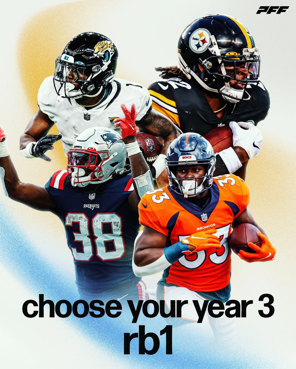 PFF_Fantasy's tweet photo. Choose your year 3 RB1 🔥 https://t.co/4Wx4xltugd
