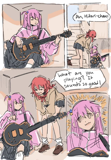 bocchi impresses girl with the power of music (NOT CLICKBAIT) #bokita 