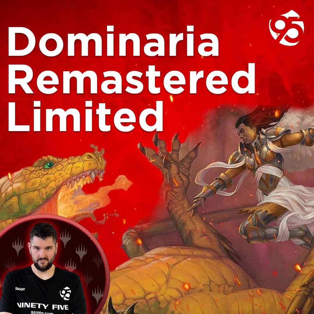 🐲📜𝗗𝗼𝗺𝗶𝗻𝗮𝗿𝗶𝗮 𝗥𝗲𝗺𝗮𝘀𝘁𝗲𝗿𝗲𝗱's limited is a format that <a href="/MSigrist83/">Michael Sigrist</a> recommend for those who hadn't the chance to play with the cards in their original appereances.

✨𝗟𝗲𝘁'𝘀 𝘀𝗲𝗲 𝘄𝗵𝗮𝘁 𝘁𝗶𝗽𝘀 𝗠𝗶𝗸𝗲 𝗵𝗮𝘀 𝘁𝗼 𝘀𝗵𝗮𝗿𝗲!

👉 articles.95mtg.com/dominaria-rema…