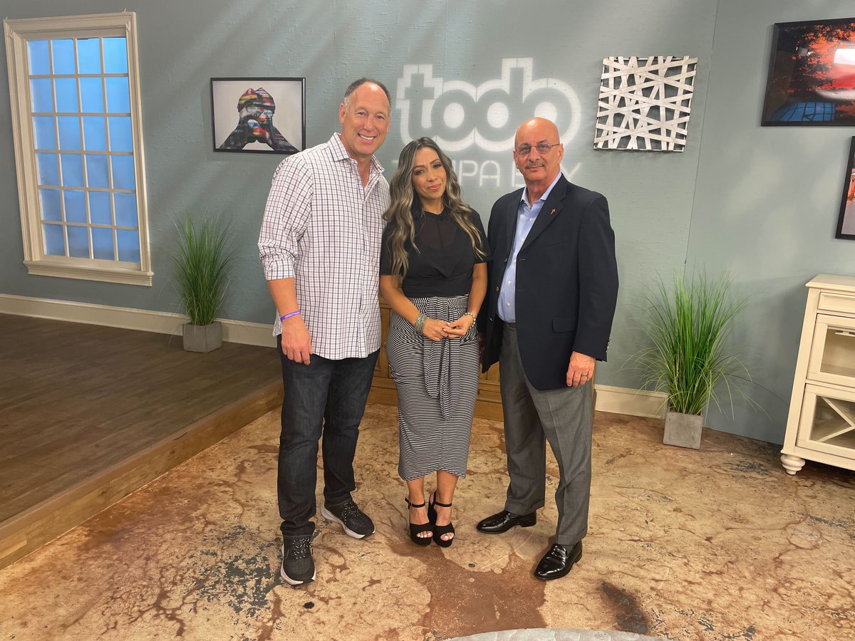 KSYKnightParade's tweet photo. Be sure to tune in to @todotampabaytv tonight at 9:30pm to catch our Special Guest Grand Marshal: Luis Gonzalez, and the Krewe's oldest living King, Simon Canasi! Thanks for having us Cristy Balderrama 🙏 https://t.co/4GPV3fFJJ6