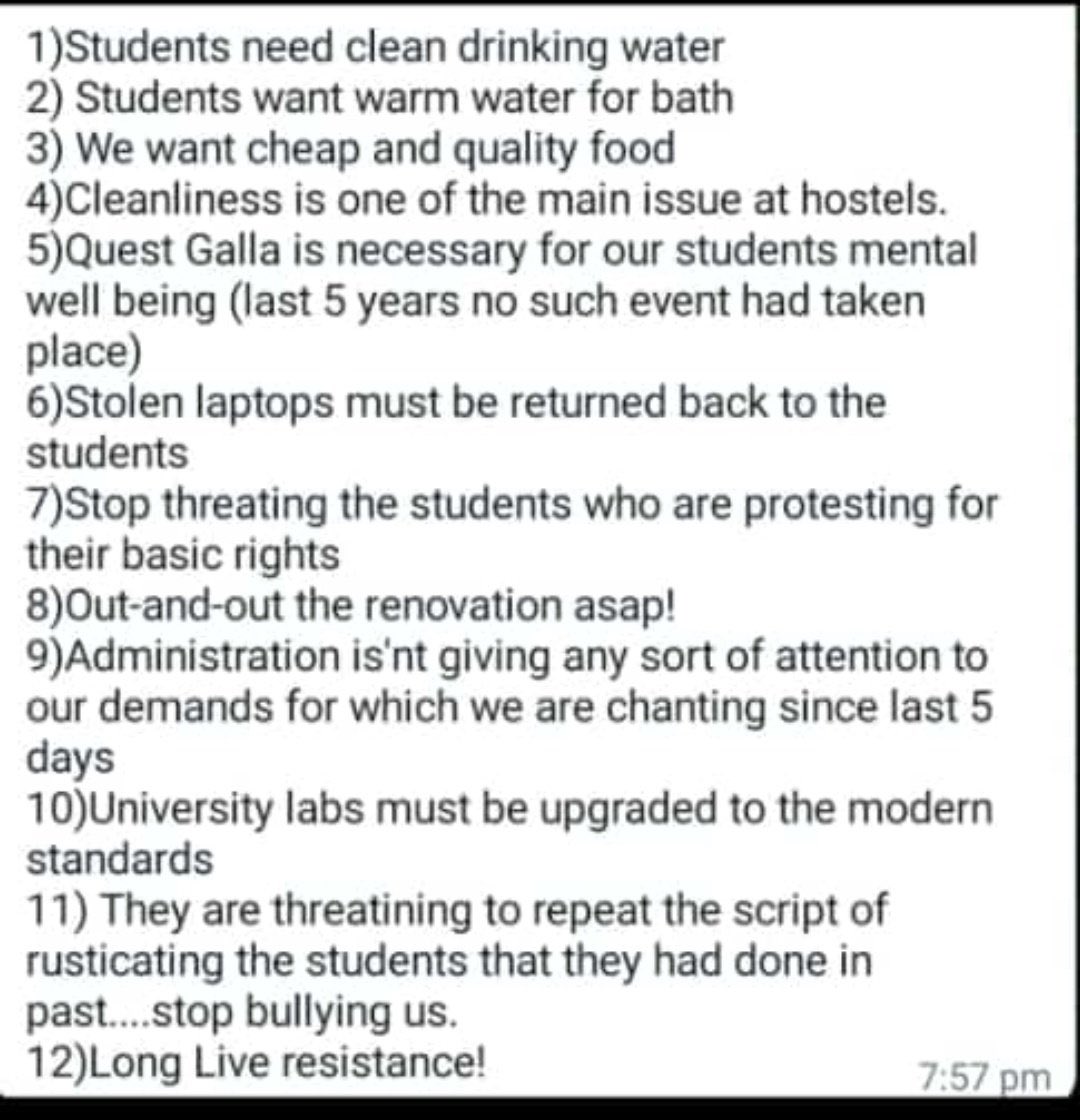 sheeraz_mahmood's tweet photo. #QuestStudentsWantsJustice https://t.co/SqrXT9v9IF