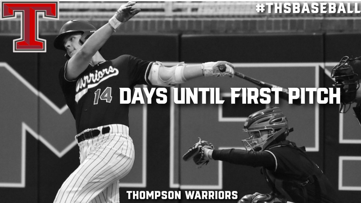 Thompsonbaseba1's tweet photo. The countdown to the 2023 Thompson Baseball Season has officially begun! https://t.co/DBP6hJinS9