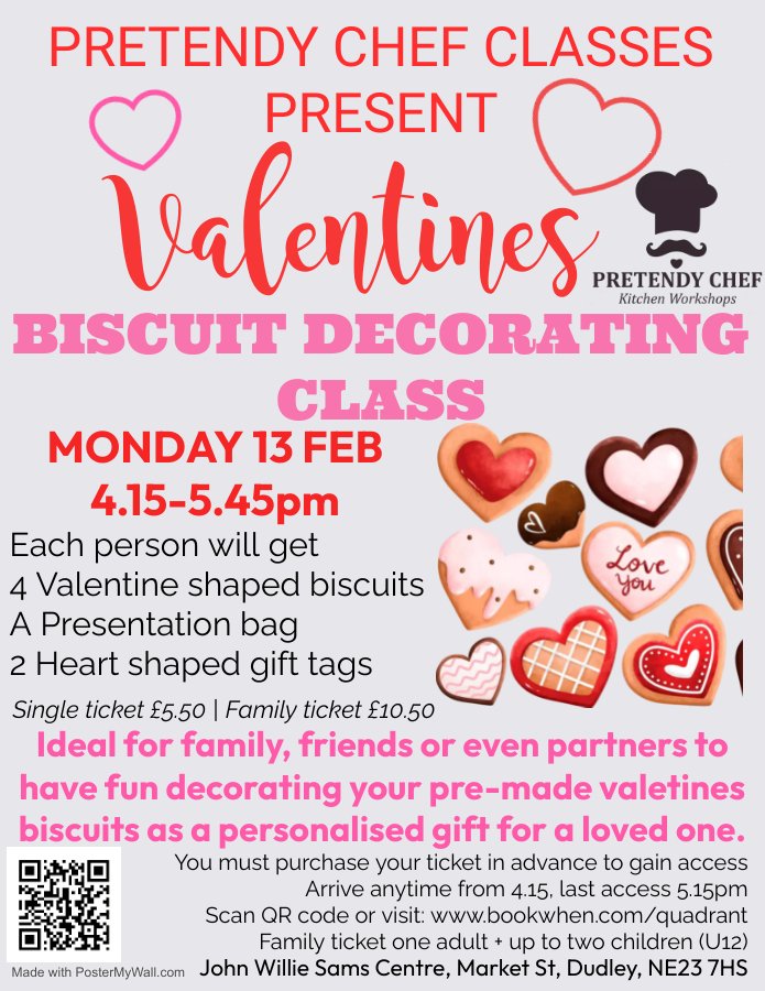 QuadrantLeisure's tweet photo. The #pretendychef official launch is Sat 4 Feb with our #cupcakes class.
View our events schedule & posters attached for activities aimed at 2-5yr olds, 8-12yr olds & a Retro Tea Party!
More coming soon https://t.co/TNHt2xMM8c
#kidscooking #kitchenkids #cookingwithfamily https://t.co/57V5lT88Ua