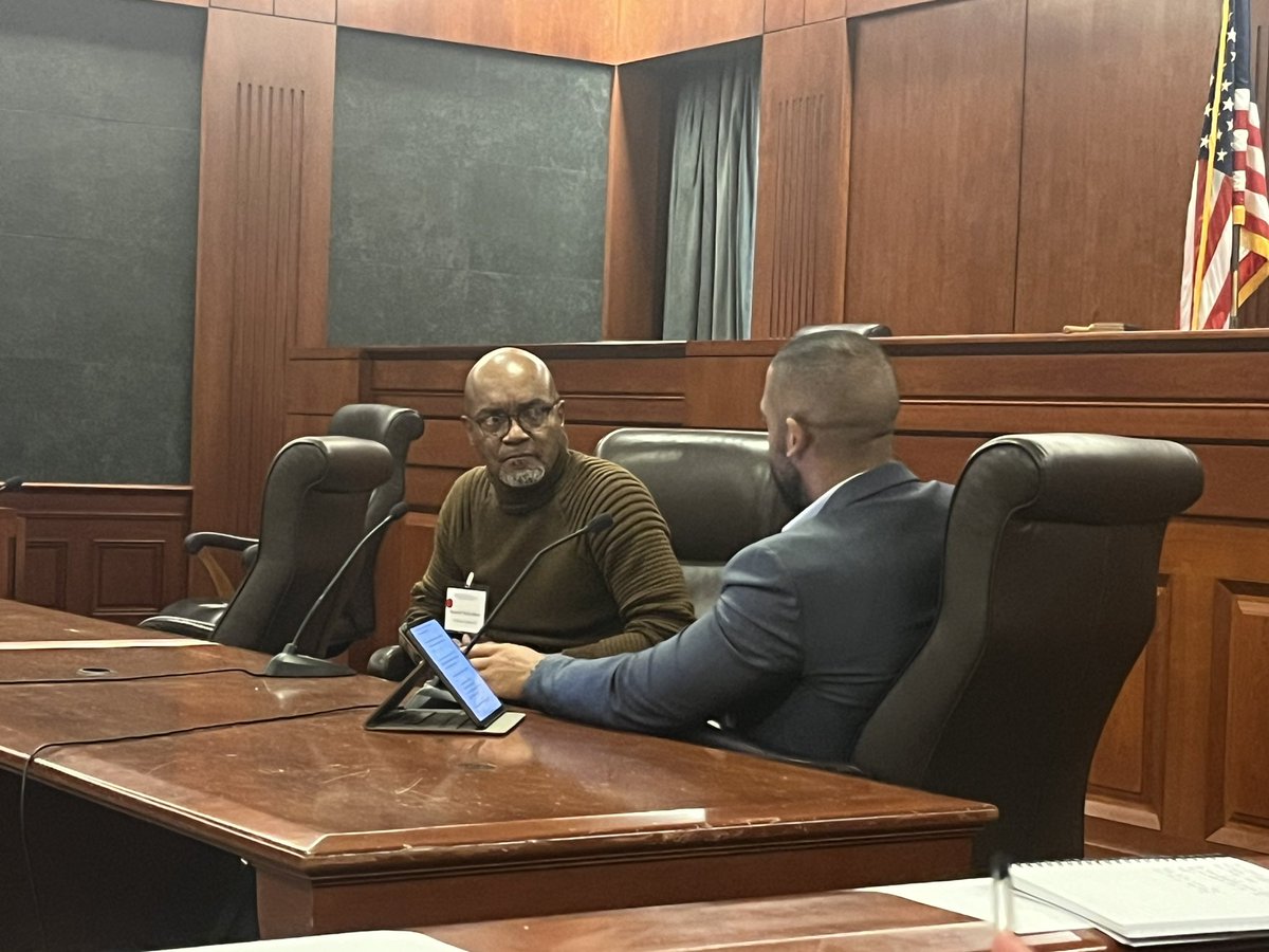 Jimmy Jenkins (@jimmyjenkins) on Twitter photo Ronald McKeithen, incarcerated in Alabama for 37 years, speaking with <a href="/Jamiles/">Jamiles Lartey</a> at The University of Texas at Austin Prison and Jail Innovation Lab symposium: "It's hard, coming from a dungeon, to walk into the sunlight."
pjil.lbj.utexas.edu/events/cruel-a… Ronald McKeithen, incarcerated in Alabama for 37 years, speaking with <a href="/Jamiles/">Jamiles Lartey</a> at The University of Texas at Austin Prison and Jail Innovation Lab symposium: "It's hard, coming from a dungeon, to walk into the sunlight."
pjil.lbj.utexas.edu/events/cruel-a…