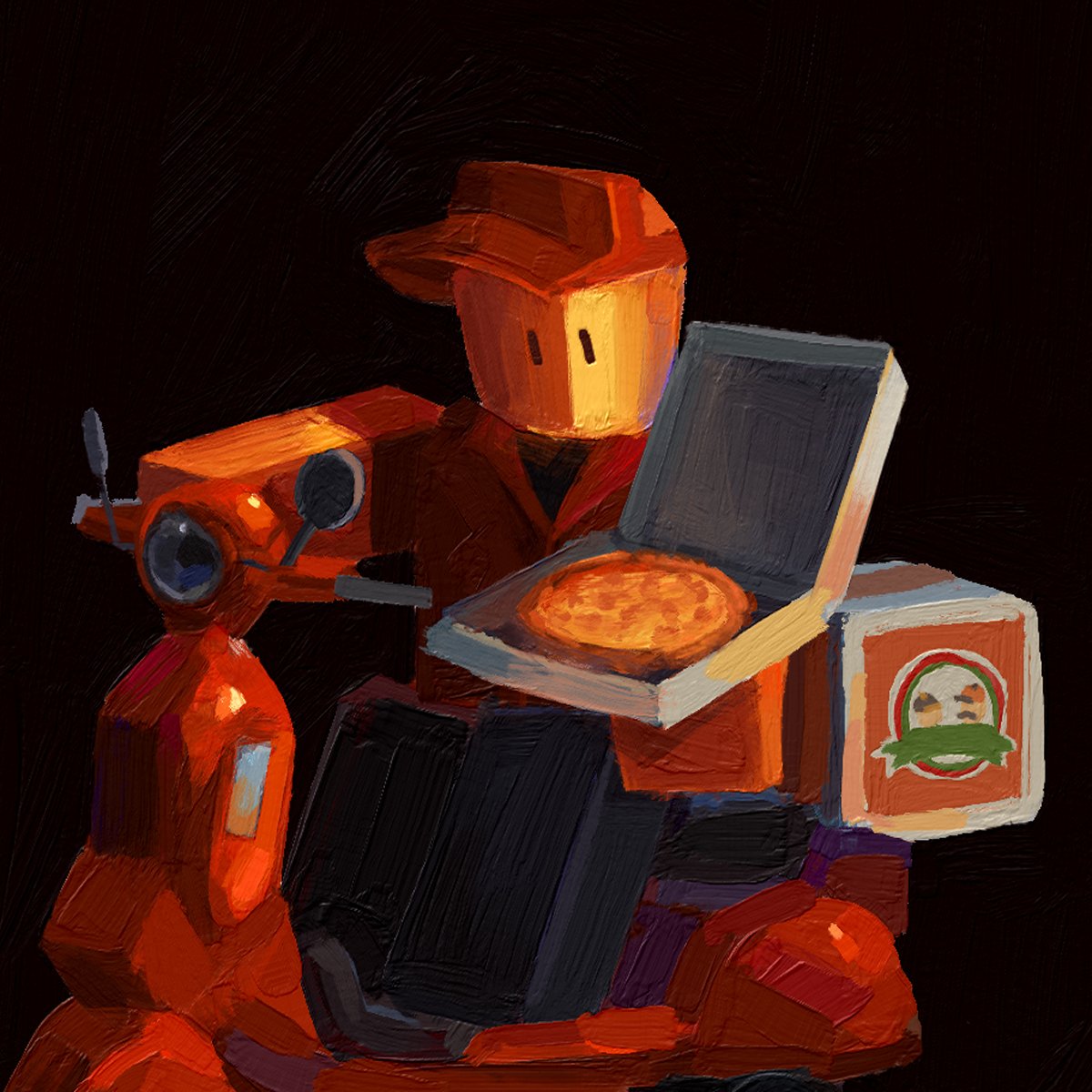 bananacried's tweet image. pizza
#robloxart