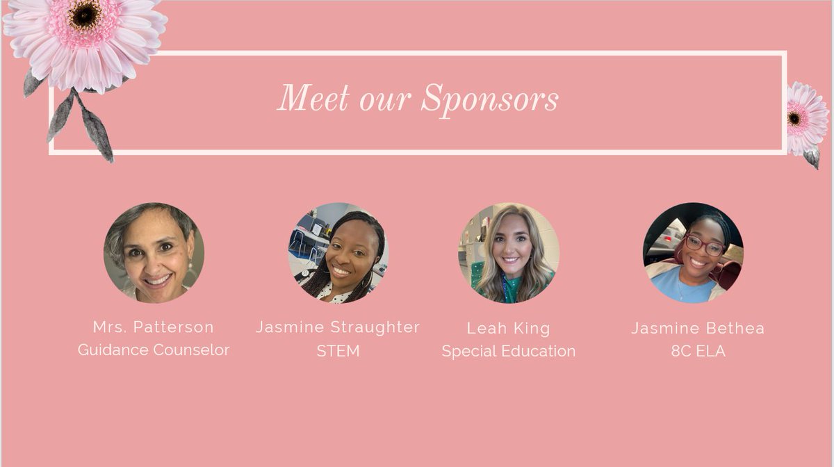 RMSDebutantes's tweet photo. Let's take a moment to introduce the sponsors for the Debutante Club: Mrs. Patterson, Mrs. Straughter, Mrs. Knox, and Mrs. Bethea. 

We're so thrilled and honored to have the opportunity to inspire and encourage these young ladies to be the best versions of themselves possible! https://t.co/xokLM9KlYZ