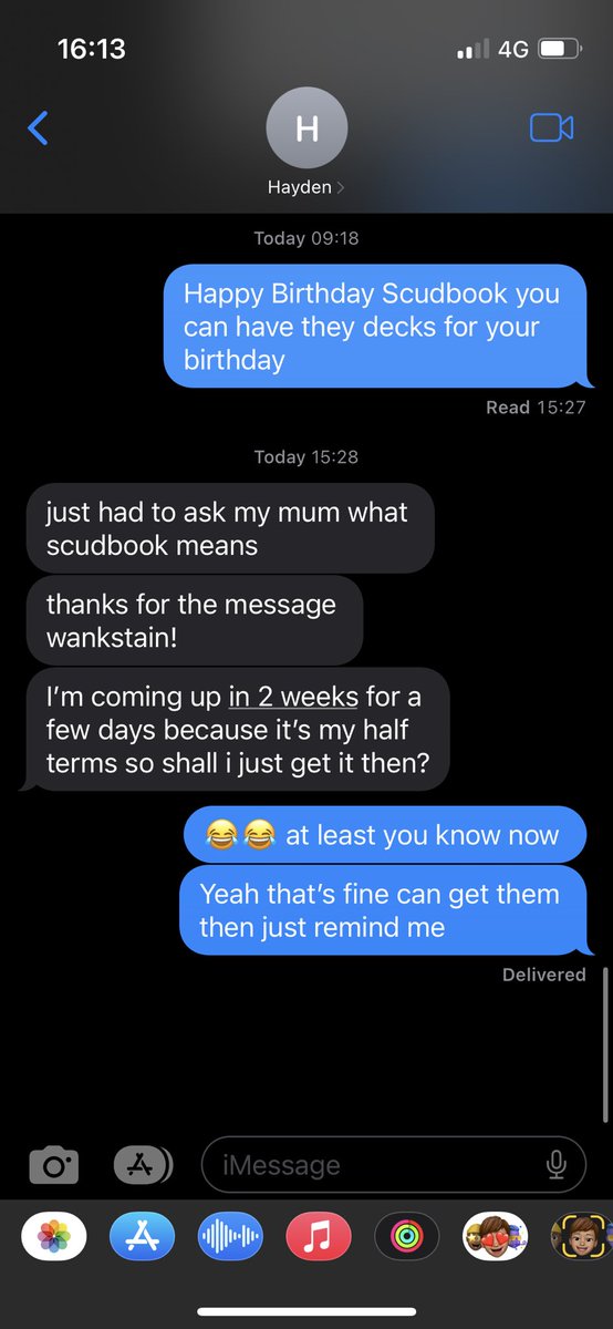 Great having an English nephew to educate 😂