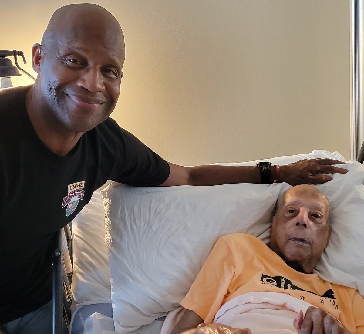 WitnessToWar's tweet photo. We had the great honor to meet with Lyle Gittens this week; a 105 yr old veteran of the #92ndInfantryDivision, which served overseas in Italy during #WWII. The 92nd was an African American division during a time when the military was still segregated... 1/2
#BlackHistoryMonth https://t.co/RpmTHWOUJd