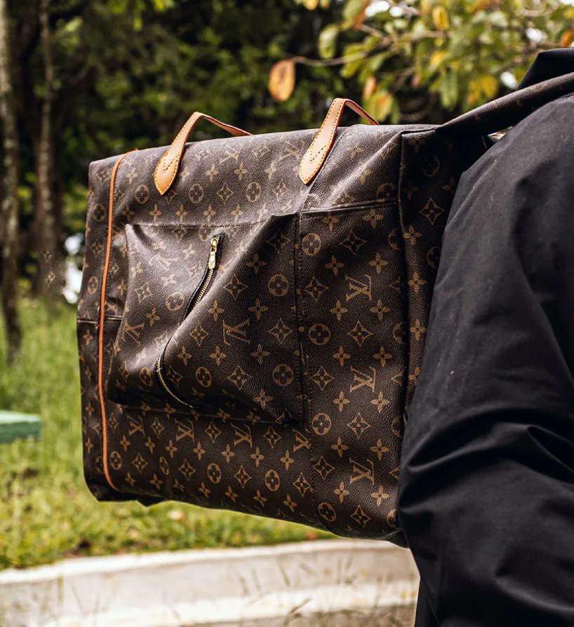 designboom on X: louis vuitton delivery bags fashionably