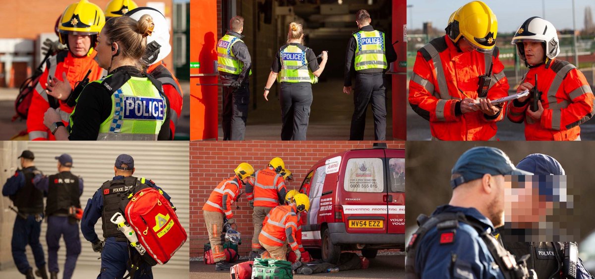 #NEWS | On 30/01/23, GMP took part in a training exercise led by Greater Manchester Fire and Rescue Service at Leigh Sports Village.

The exercise tested the response to a terrorist-related incident, ensuring the emergency services work together to deliver outstanding service.