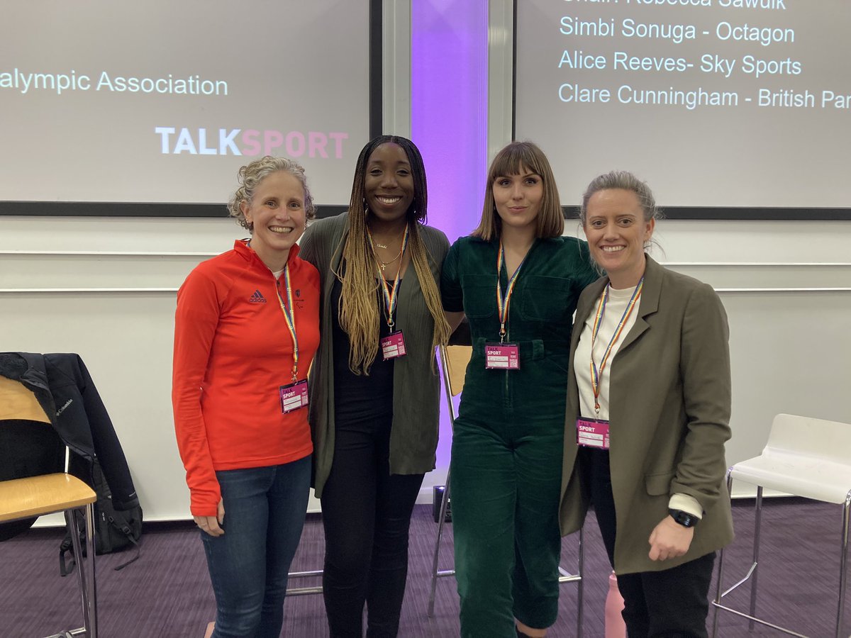 Rk89Sav's tweet photo. I had the pleasure of chairing the Women in Sport Panel yesterday 🤩 @lboroalumni for the Talk Sport conference! @ClareC09 @alicert_ and Simbi were so honest, open and insightful! I was inspired and captivated by their stories/ experiences in the sport industry! 💜 https://t.co/I3XBAspFsK