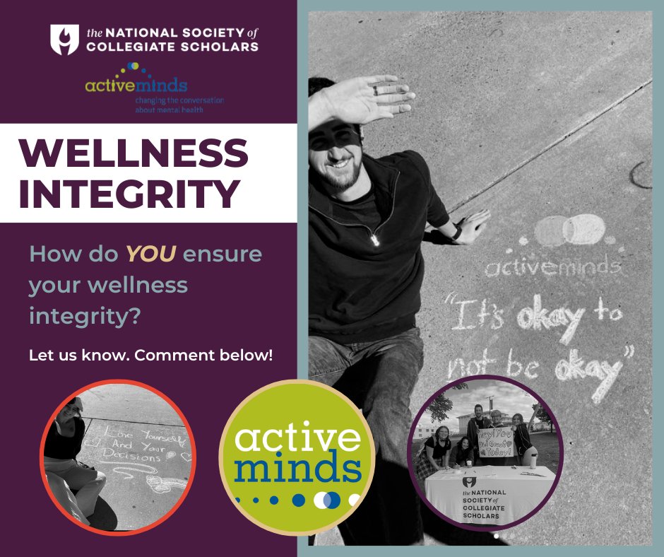 🎉Building character &amp; integrity is one of the most fundamental pillars of personal success. 

#theNSCS #NSCSIntegrity #NSCS4Life #WellnessIntegrity

🎉Day 3: Wellness Integrity with <a href="/Active_Minds/">Active Minds</a> 

How do YOU ensure your wellness integrity?

👇Comment Below👇