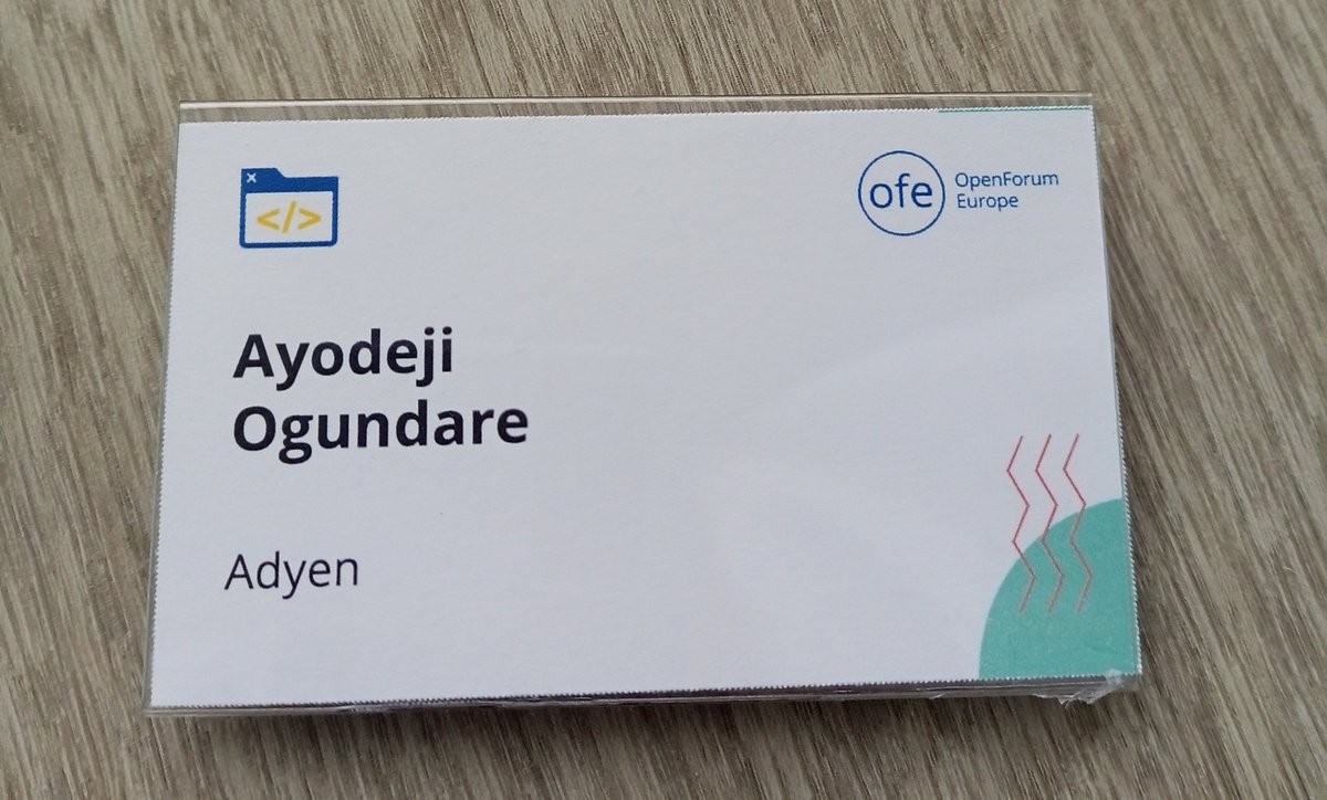 ayodejidev's tweet image. Currently attending the #EUOpenSource Policy Summit 2023  🇧🇪. Will be attending FOSDEM tomorrow, Saturday 🥳. Let&apos;s meet up.

I love #opensource 💚