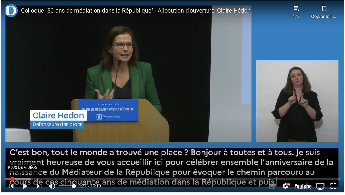 DanielAgacinski's tweet photo. Retrouvez notamment l’ouverture du colloque par la Défenseure des droits Claire Hédon, puis l’intervention du sociologue @pybaudot qui revient sur 50 ans de transformations de la relation usager/administration https://t.co/BfZjpGtAIn