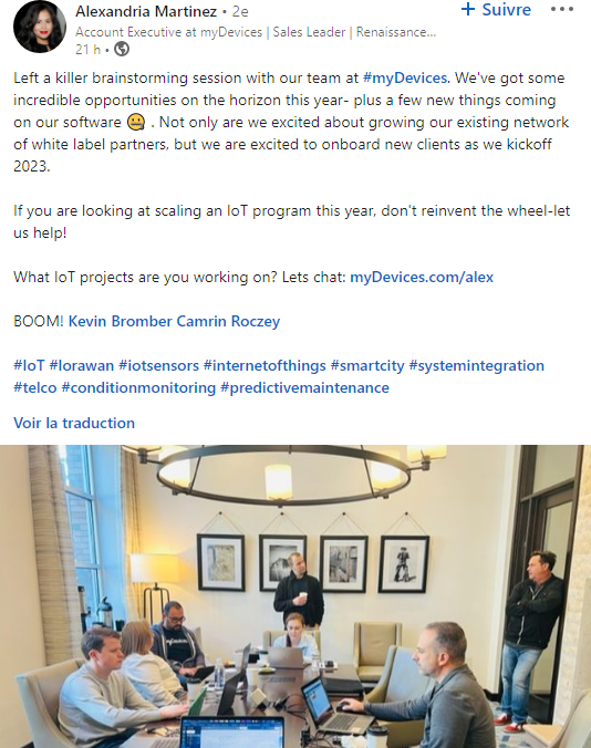 chris28623042's tweet photo. News de @myDevices_IoT
"Nous avons des opportunités incroyables à l’horizon cette année, ainsi que quelques nouveautés à venir sur notre logiciel... ⏩
#Industry40 #IA #5G #mydevices #business #iot #iiot #sensors #claranova #Robotic #lorawan #IIoT
https://t.co/mOICkwB47J https://t.co/YYmIbdUVEE