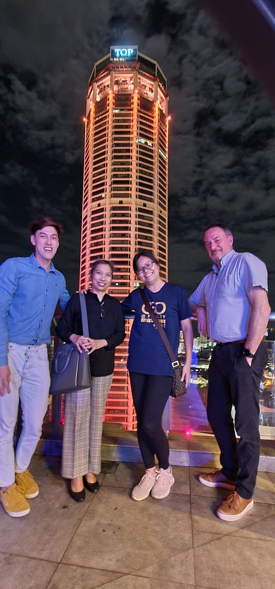 Where else for Fri evening! Impress your supervisor @duncancraigucl with #stunningview of #Penang, good #beer &amp; great #companions after a full day of work! #drugdelivery #pharmaceutics