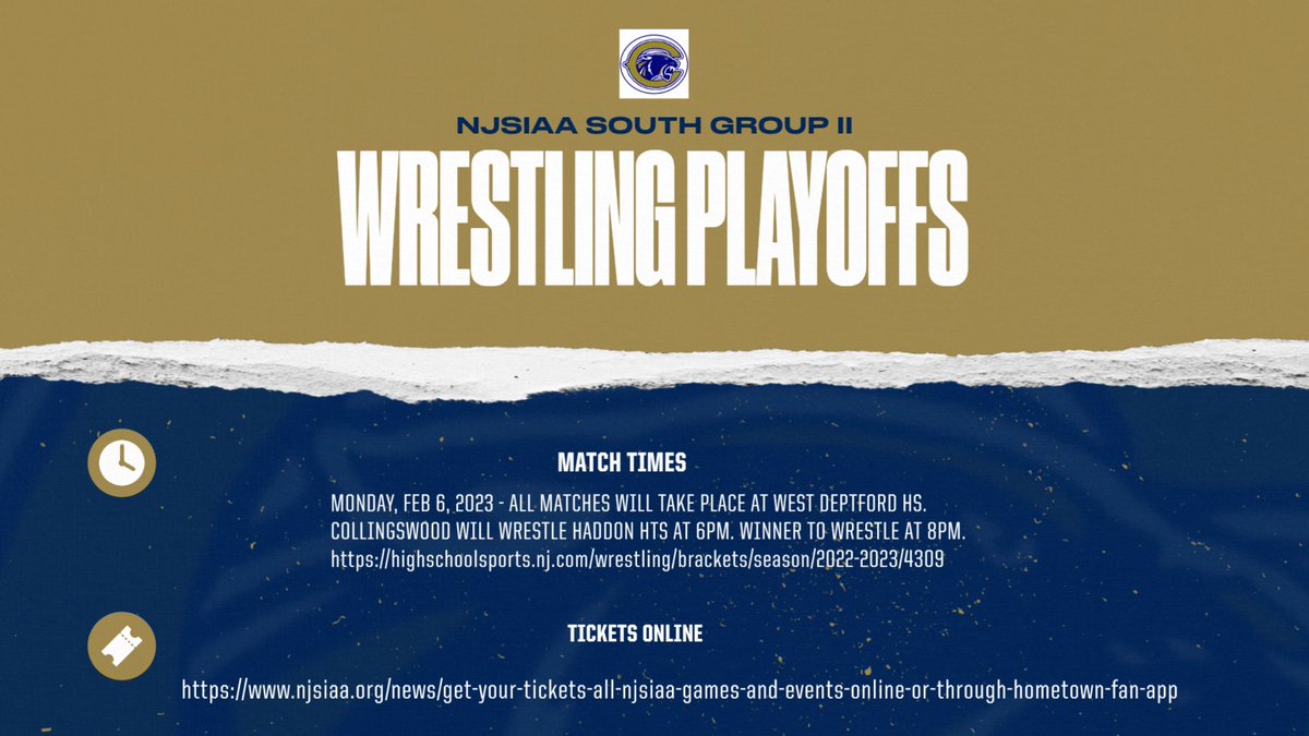 CHS_Athletics (@chsathletics9) on Twitter photo GO COLLS WRESTLING !!! <a href="/Colls_HS/">Collingswood High School</a> <a href="/CollsSchools/">Colls Public Schools</a> <a href="/RollColls/">Michael McKeown</a> <a href="/CHSAthletics9/">CHS_Athletics</a> GO COLLS WRESTLING !!! <a href="/Colls_HS/">Collingswood High School</a> <a href="/CollsSchools/">Colls Public Schools</a> <a href="/RollColls/">Michael McKeown</a> <a href="/CHSAthletics9/">CHS_Athletics</a>