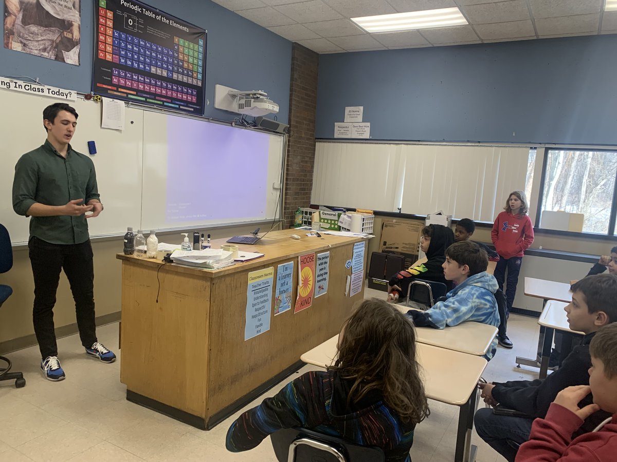 ACSRochester's tweet photo. AC senior Tommy D. helped create and is mentoring AC’s Middle School Stock Market Class, where students compete nationally by investing $100,000 of pretend money in a simulation of the real-time stock market. Tommy will attend Cornell University in the fall. https://t.co/WAdK9gHl1n