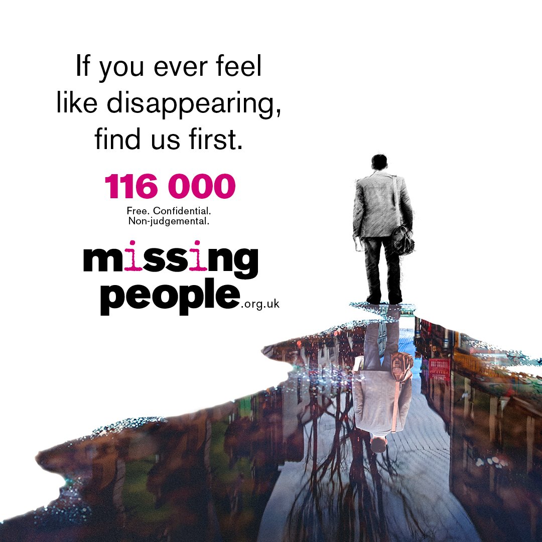 Hopefully, the awareness poster campaign we did for the #MissingPeople charity reached everyone who contemplated walking out on their lives and families before they took that desperate step. #missingpeople #mentalhealth #jcdecaux #ooh #theraisedeyebrowsociety #tres