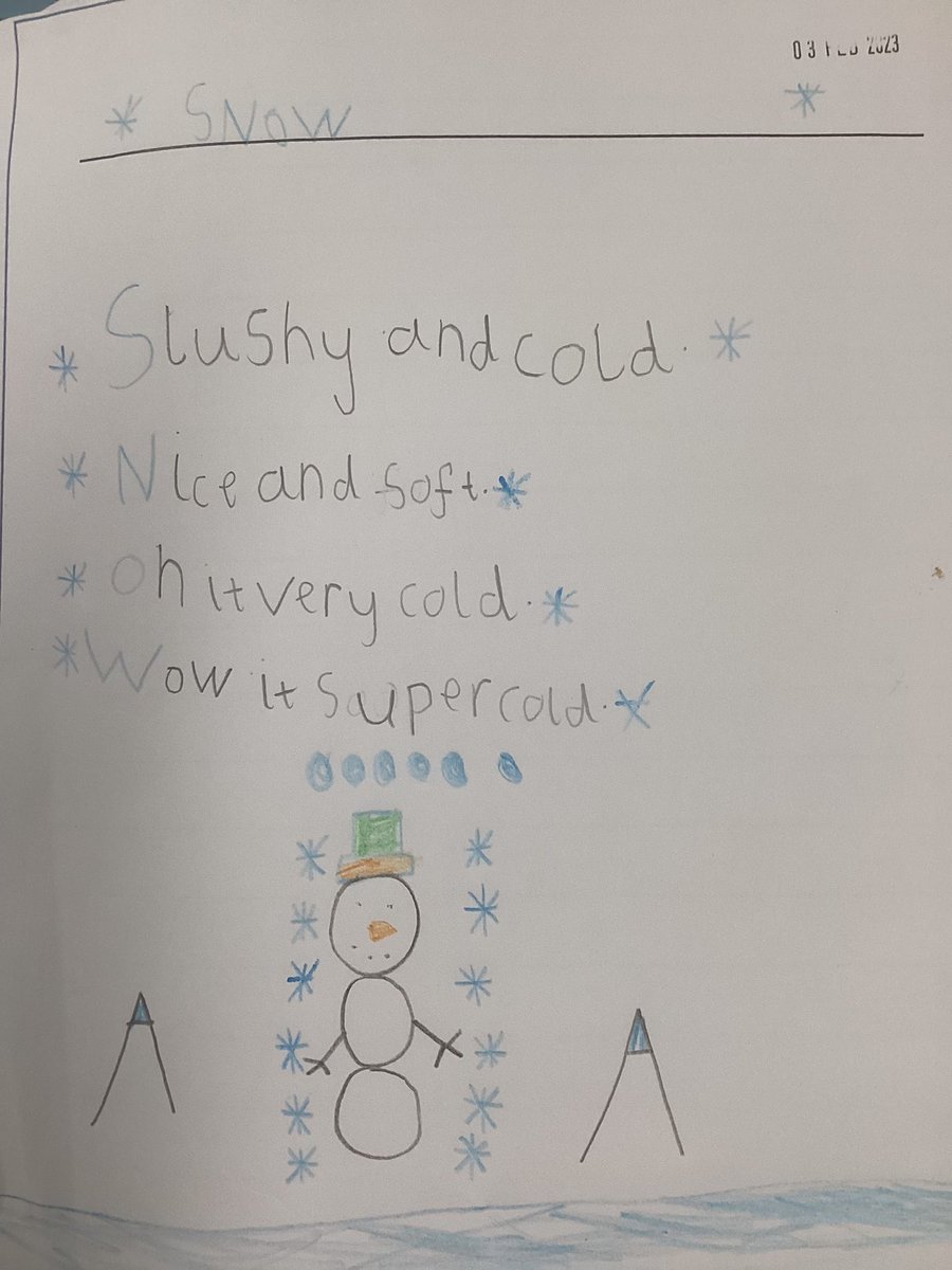 badgers_Y1Y2Stl's tweet image. Here are some examples of the lovely acrostic poems made by Year 1.  Enjoy ☺️❄️🌨☃️