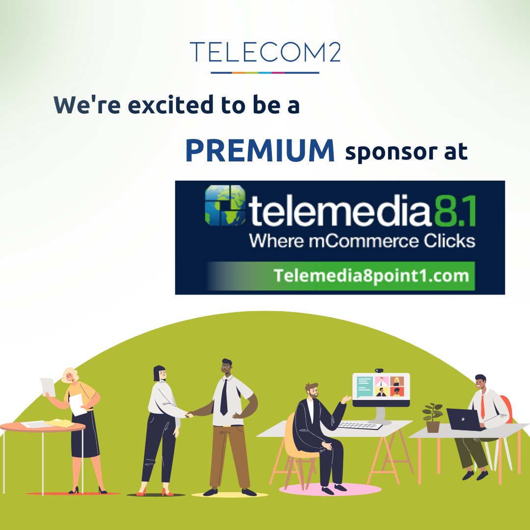 Telecom2_Ltd's tweet photo. We're excited to be a premium sponsor at  8.1LIVE Barcelona 🌎 
Visit us at table 31 on 27 February!

DM to arrange a meeting with one of our team or send us an email at info@telecom2.net https://t.co/BYmcKpaXIH