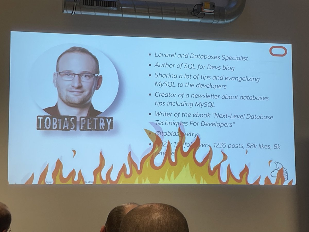 ATechGirl's tweet image. Congrats ⁦@tobias_petry⁩ MySQL rockstar!! #MySQLDay #FOSDEM2023