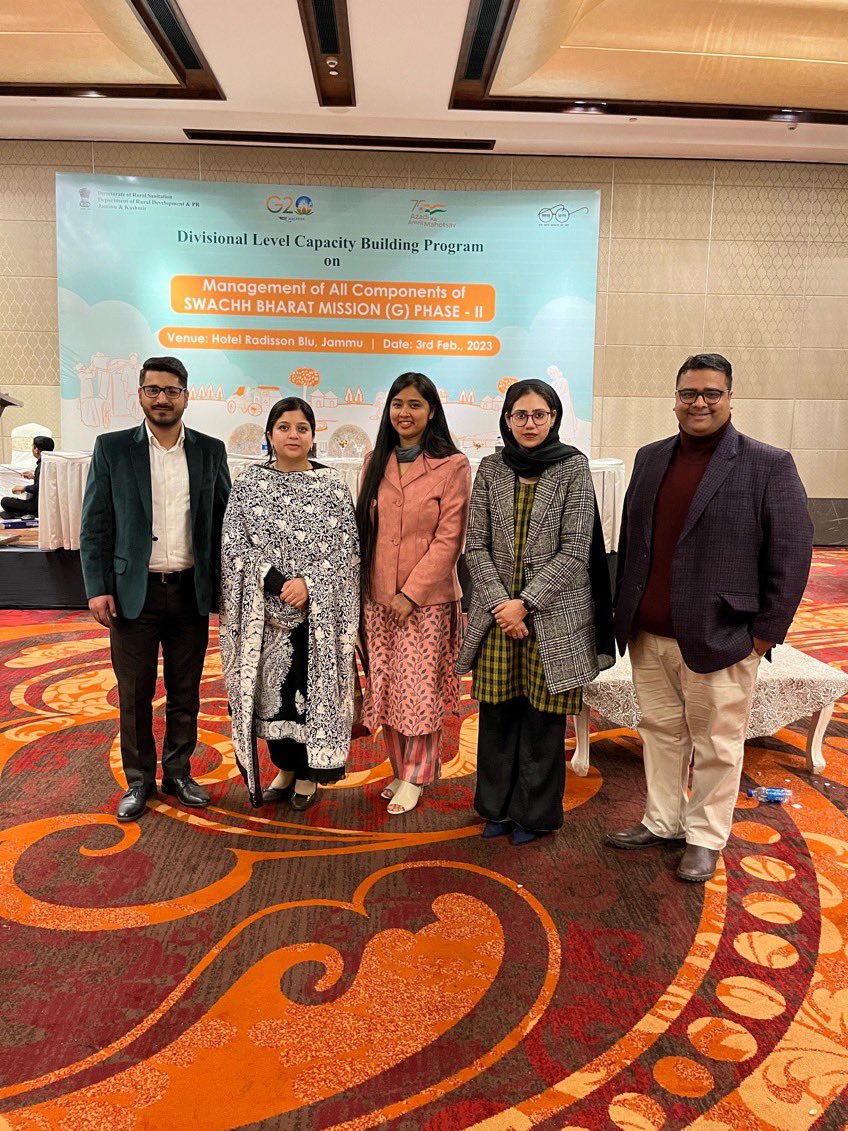 ddrsjammu's tweet photo. District level capacity building program held today under SBM -G phase II for all DCs, ACPs and BDOs of Jammu Division by Directorate of Rural Sanitation J&amp;K, chaired by worthy chief secretary J&amp;k. https://t.co/QIfQRfkoup