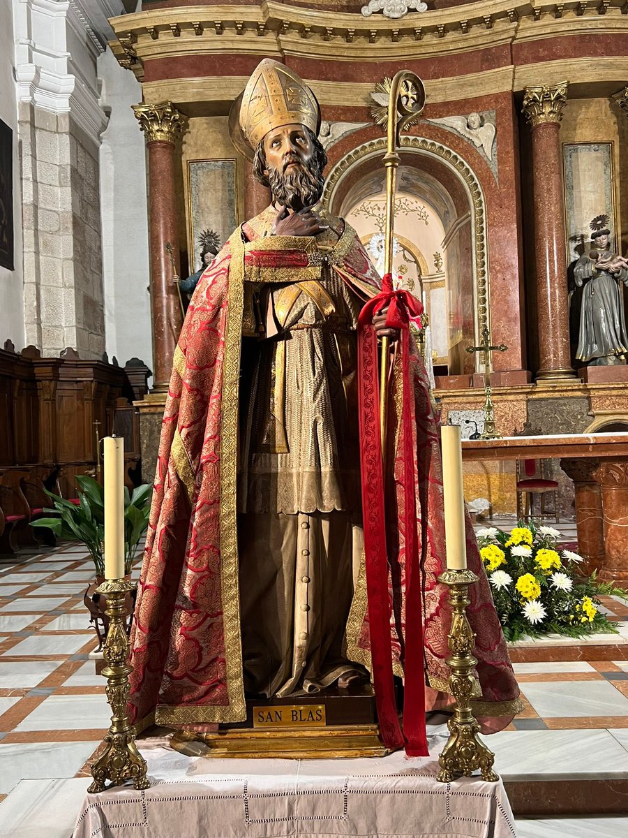 FeEspana's tweet photo. Celebramos hoy a #SanBlas, médico y obispo de #Sebaste.
Siguió las huellas de #Cristo, #BuenPastor, hasta entregar su vida martirizado a comienzos del s.IV.
Patrón de #gargantas, #otorrinolaringólogos, de los #coros y cantantes, así como de cientos de localidades españolas. https://t.co/FLRBTHudtX