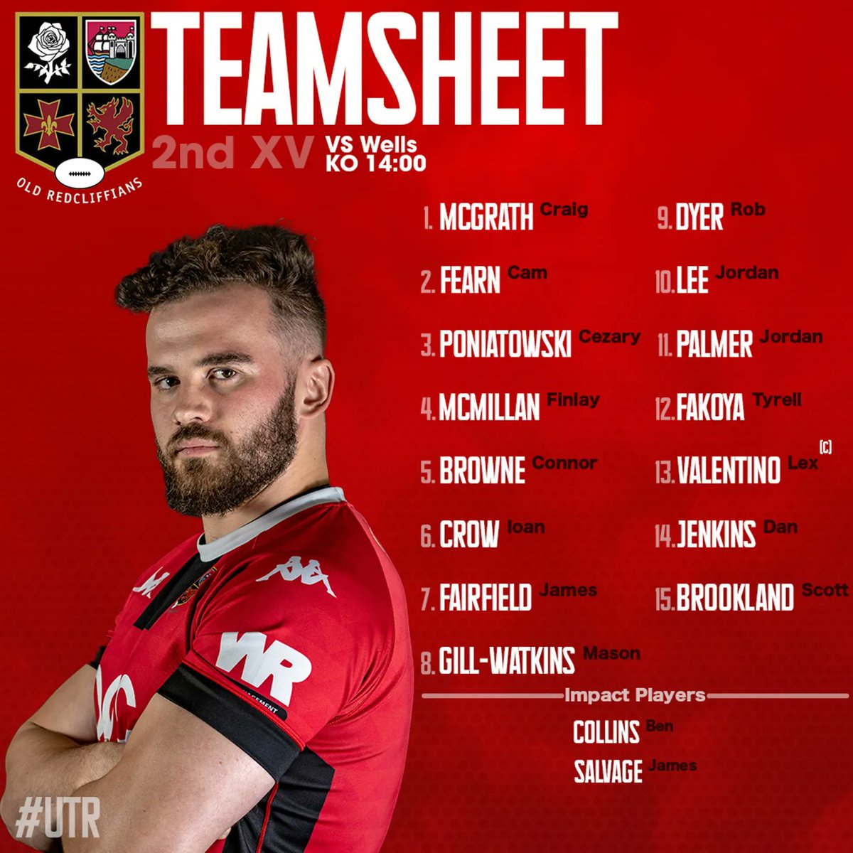 OldRedsRFC's tweet photo. ⬇️ Teamsheets ⬇️

1st XV - Exeter University - Away - 2pm KO
2nd XV - Wells - Home - 2pm KO
3rd XV - Imperial 2s - Home - 2pm KO

Three big games this weekend. Also at Scotland Lane, the Six Nations will be on the big screen as well as an happy hour. Get involved.

#UTR https://t.co/eTcI75PgNO