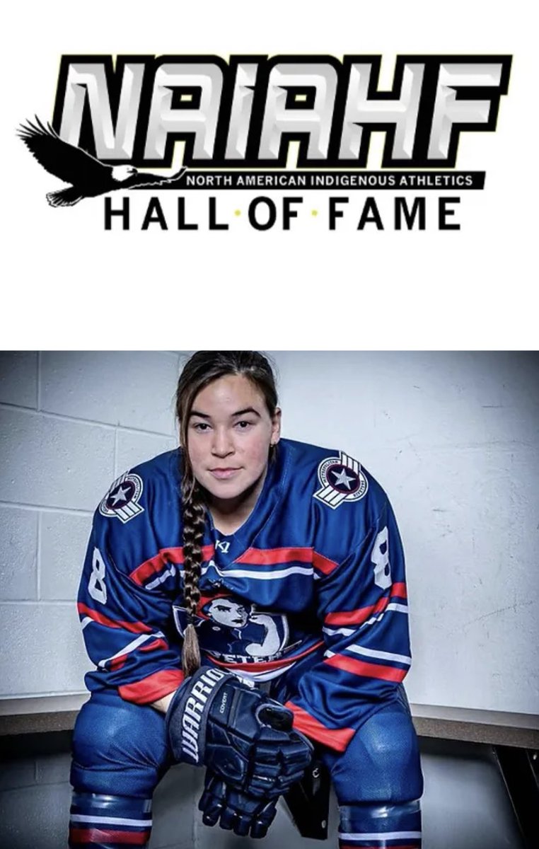 Im very honored to be inducted into the North American Indigenous Athletics HOF class of 2023. Thank you Dr Ninham for nominating me, I am very proud of this accomplishment and I am excited to continue to grow the game for our young Indigenous girls. 

naiahf.org/team/kelly-bab…