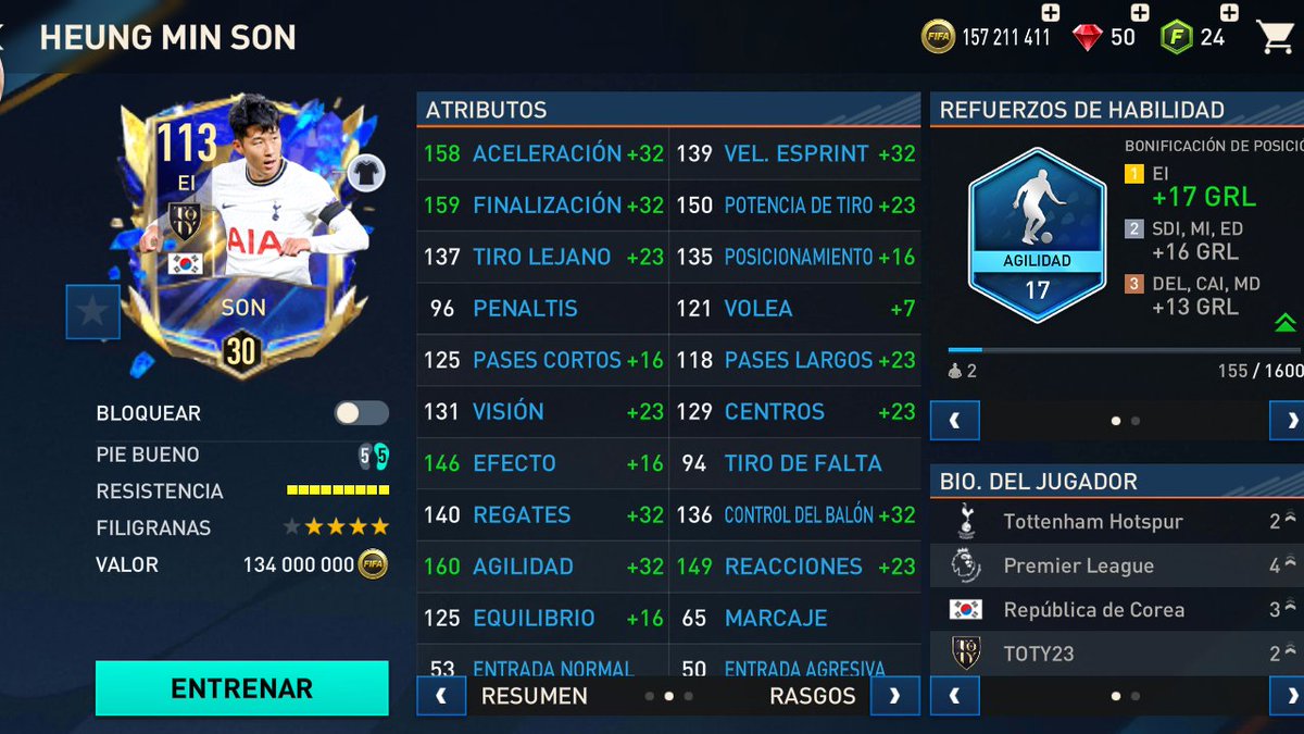 Adrian95571719's tweet photo. Heung min son TOTY al máximo 😍💙❤️🇰🇷
@tutiofifa 
@geanfifgames9 
@TheWelling21 https://t.co/lBHWeoy7QN